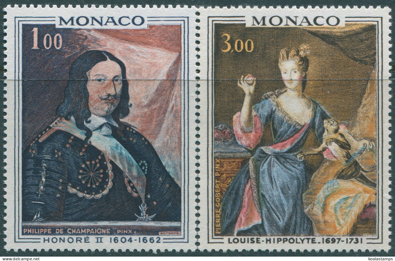Monaco 1969 SG958-959 Prince And Princess Set MNH - Autres & Non Classés