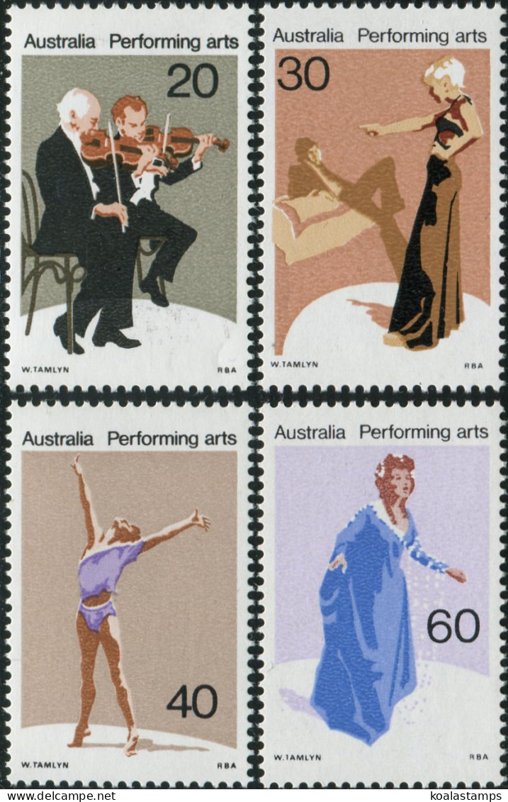 Australia 1977 SG641 Performing Arts Set MLH - Other & Unclassified