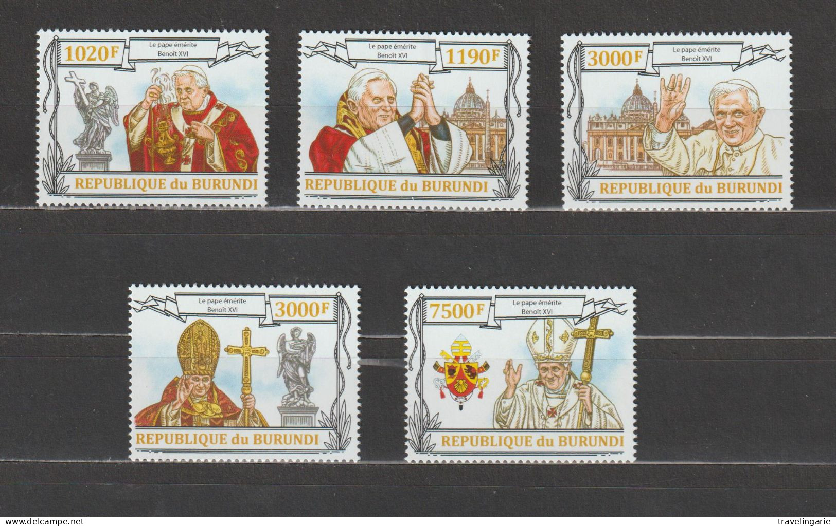 Burundi 2013 Pope-emeritus Benedict XVI MNH/** - Nuovi