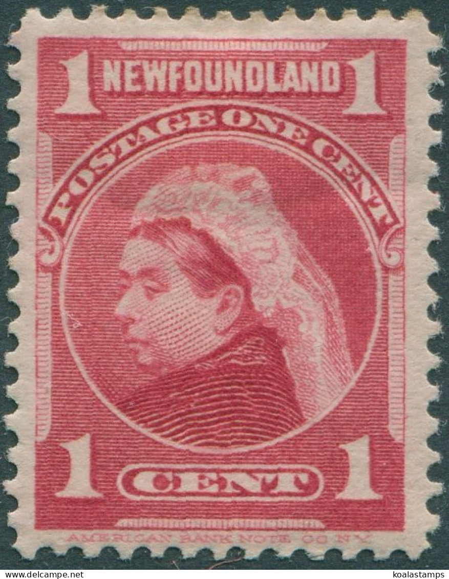 Newfoundland 1897 SG84 1c Red QV MH - 1865-1902