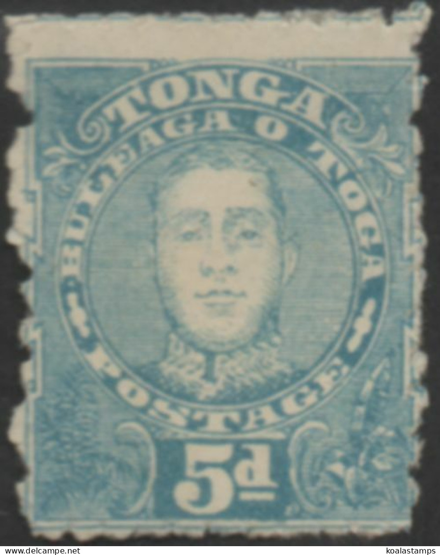 Tonga 1895 SG34 5d Blue King George II MH - Tonga (1970-...)