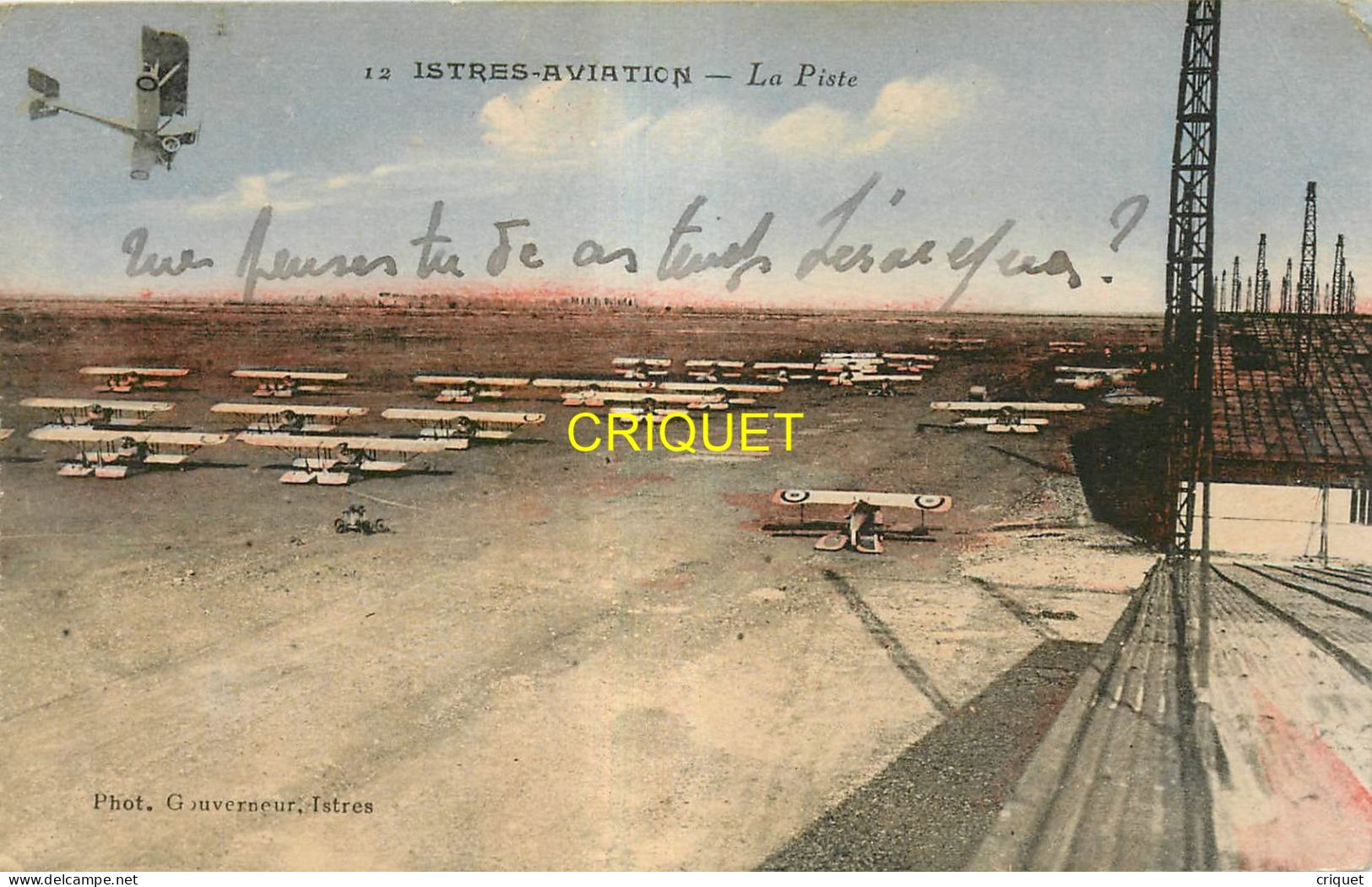 13 Istres-Aviation, La Piste, Beaux Bi-plans - Istres