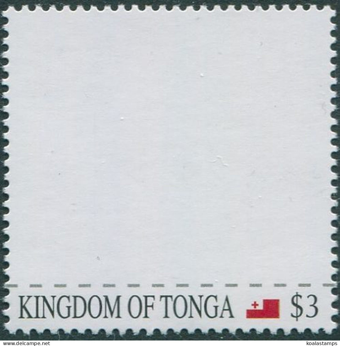 Tonga 2012 SG1656a 3p Blank Personalised Stamp MNH - Tonga (1970-...)