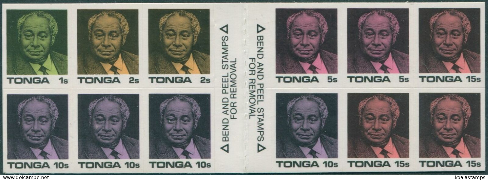 Tonga 1987 SG972b King Taufa'ahau Booklet MNH - Tonga (1970-...)