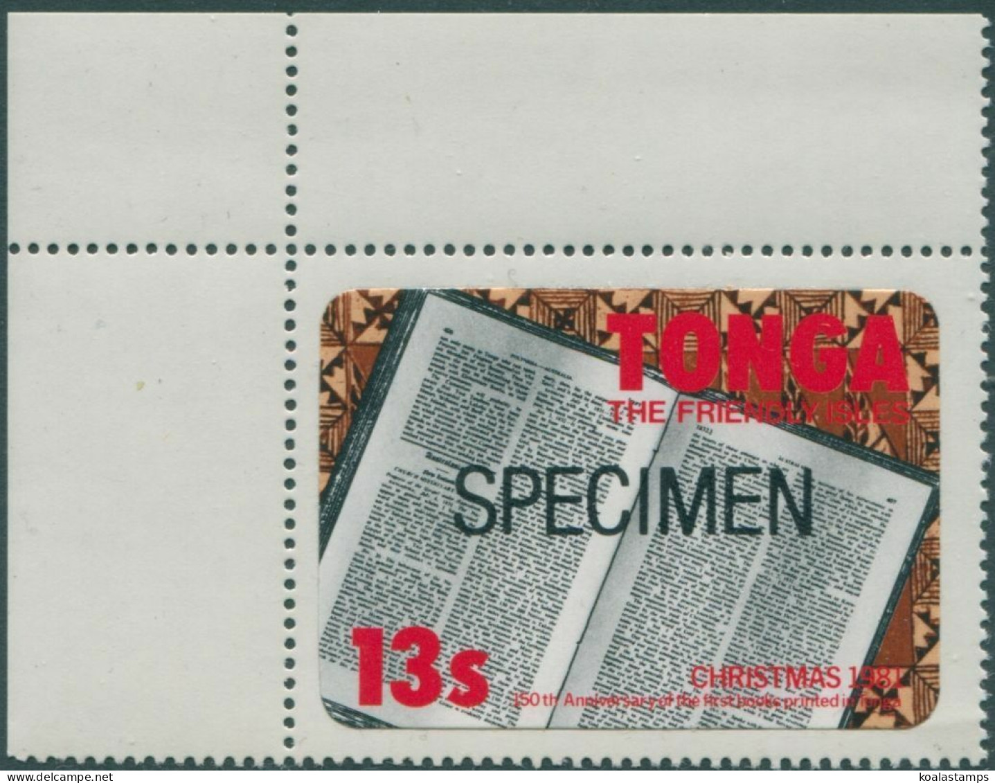 Tonga 1981 SG790 13s Christmas SPECIMEN MNH - Tonga (1970-...)