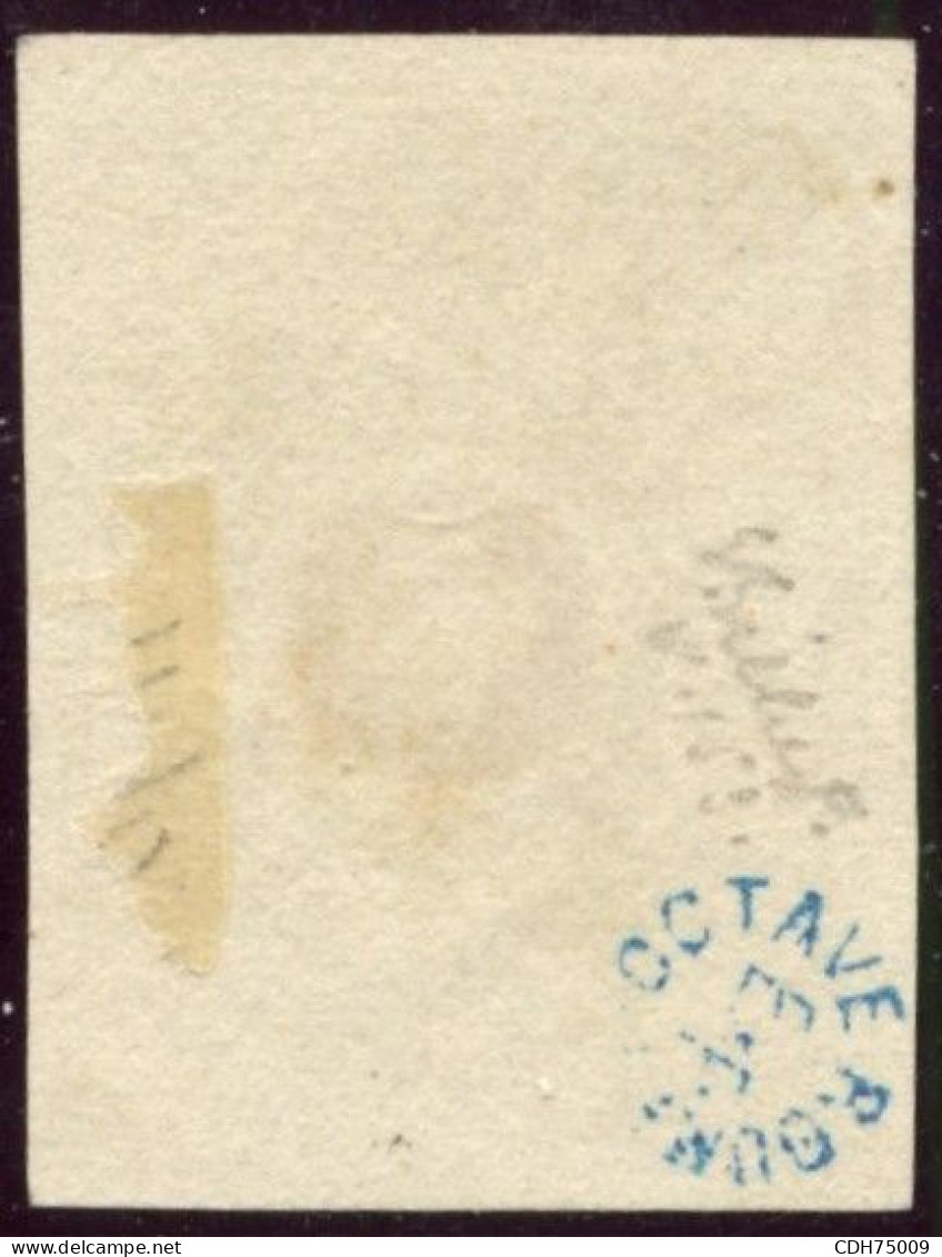 SUISSE - SBK 10 VAUD 5C - SIGNE O. ROUMET - OBLITERE - CERTIFICAT SCHELLER - 1843-1852 Federal & Cantonal Stamps