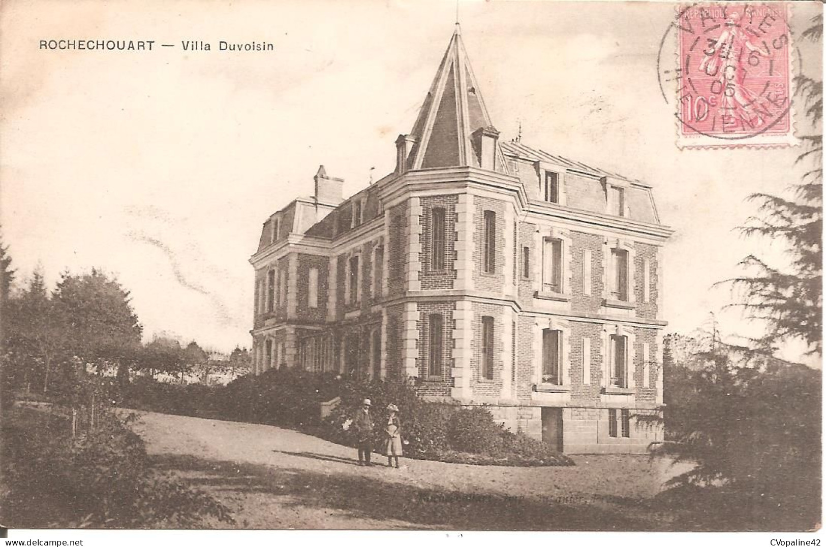 ROCHECHOUART (87) Villa Duvoisin En 1905 - Rochechouart