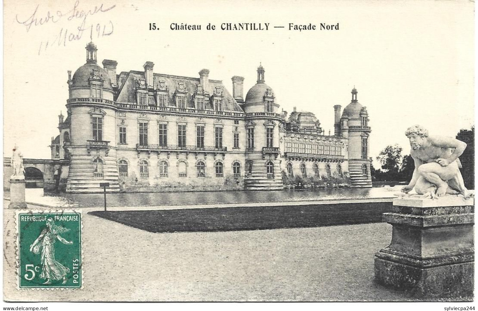 CPA 60 - CHANTILLY - CHATEAU - FACADE NORD - Chantilly