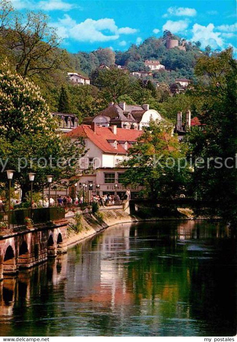 72789326 Bad Kissingen Kurpromenade Fraenkische Saale Burgruine Bodenlaube Bad K - Bad Kissingen