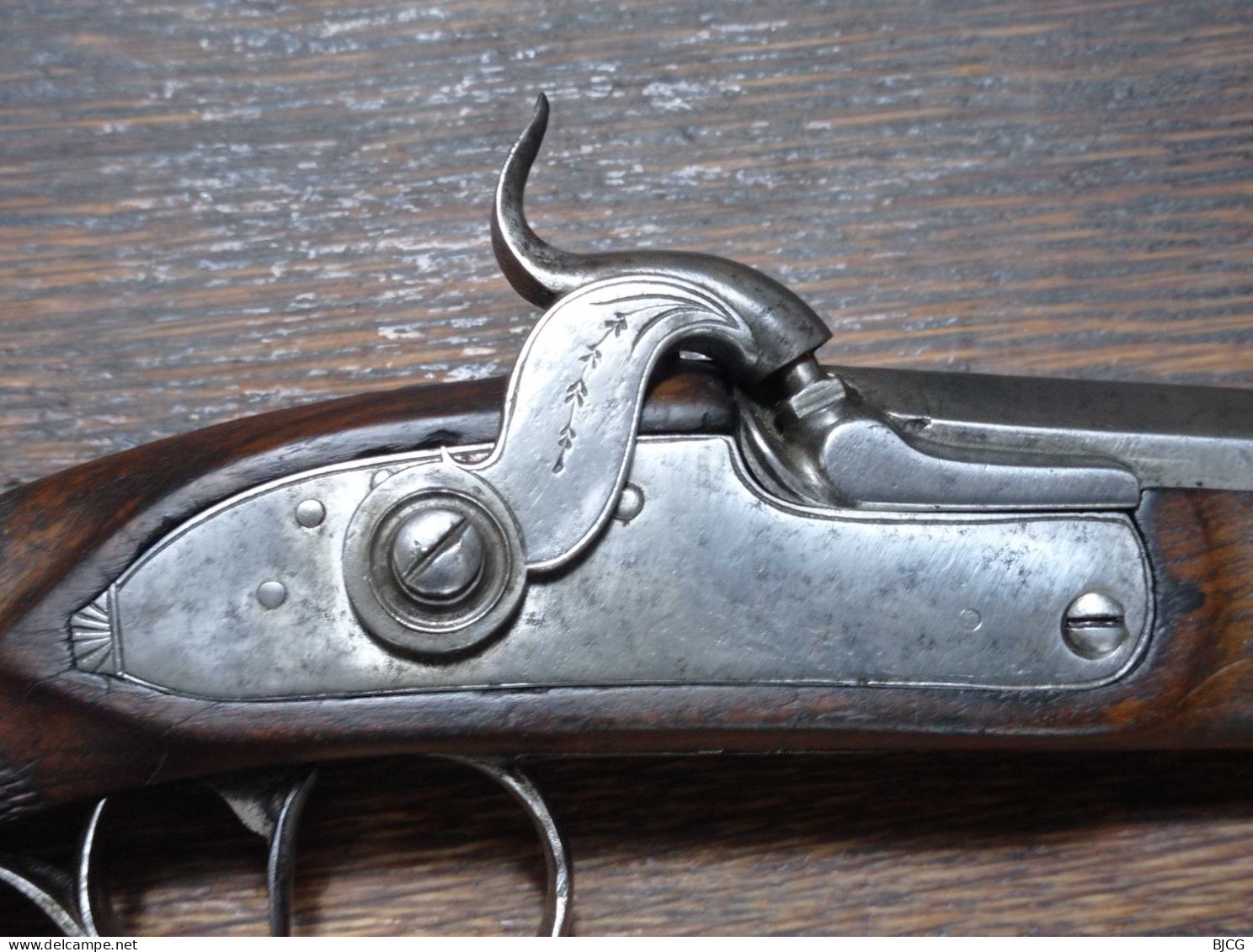 Paire De Pistolets à Percussion D'officier - Belle Fabrication Liégeoise ELG Vers 1840 - TBE - Armas De Colección
