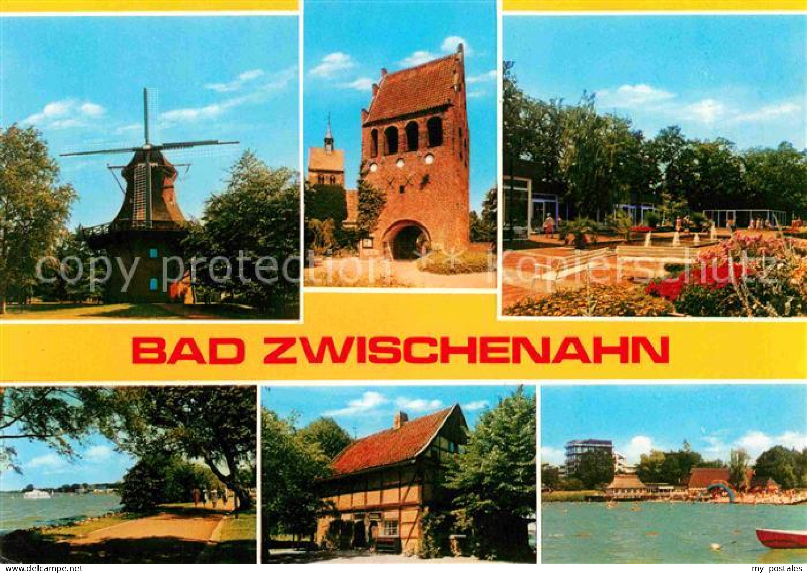 72789316 Bad Zwischenahn Windmuehle Kirche Glockenturm Uferpromenade Zwischenahn - Bad Zwischenahn