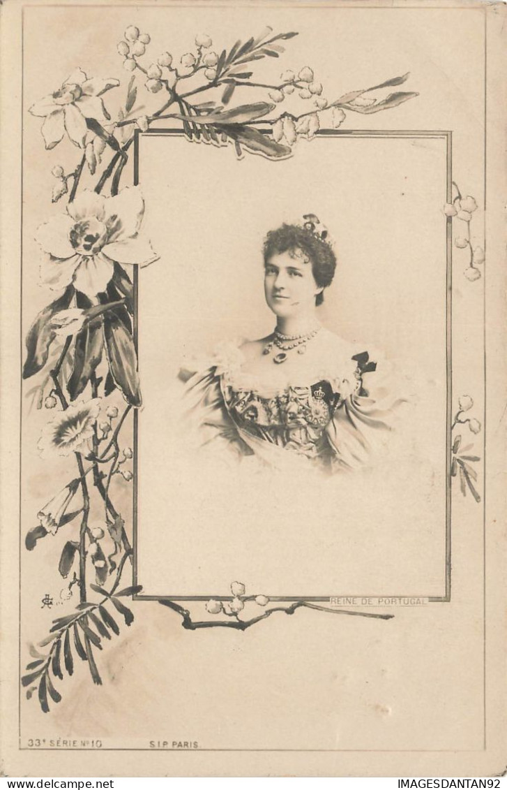 PORTUGAL #FG57280 LA REINE DU PORTUGAL DECOR ART NOUVEAU - Altri & Non Classificati