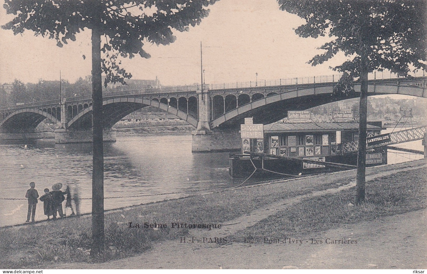 PARIS(13 Em ARRONDISSEMENT) BATEAU DE PENICHE(LES CARRIERES) - Arrondissement: 13