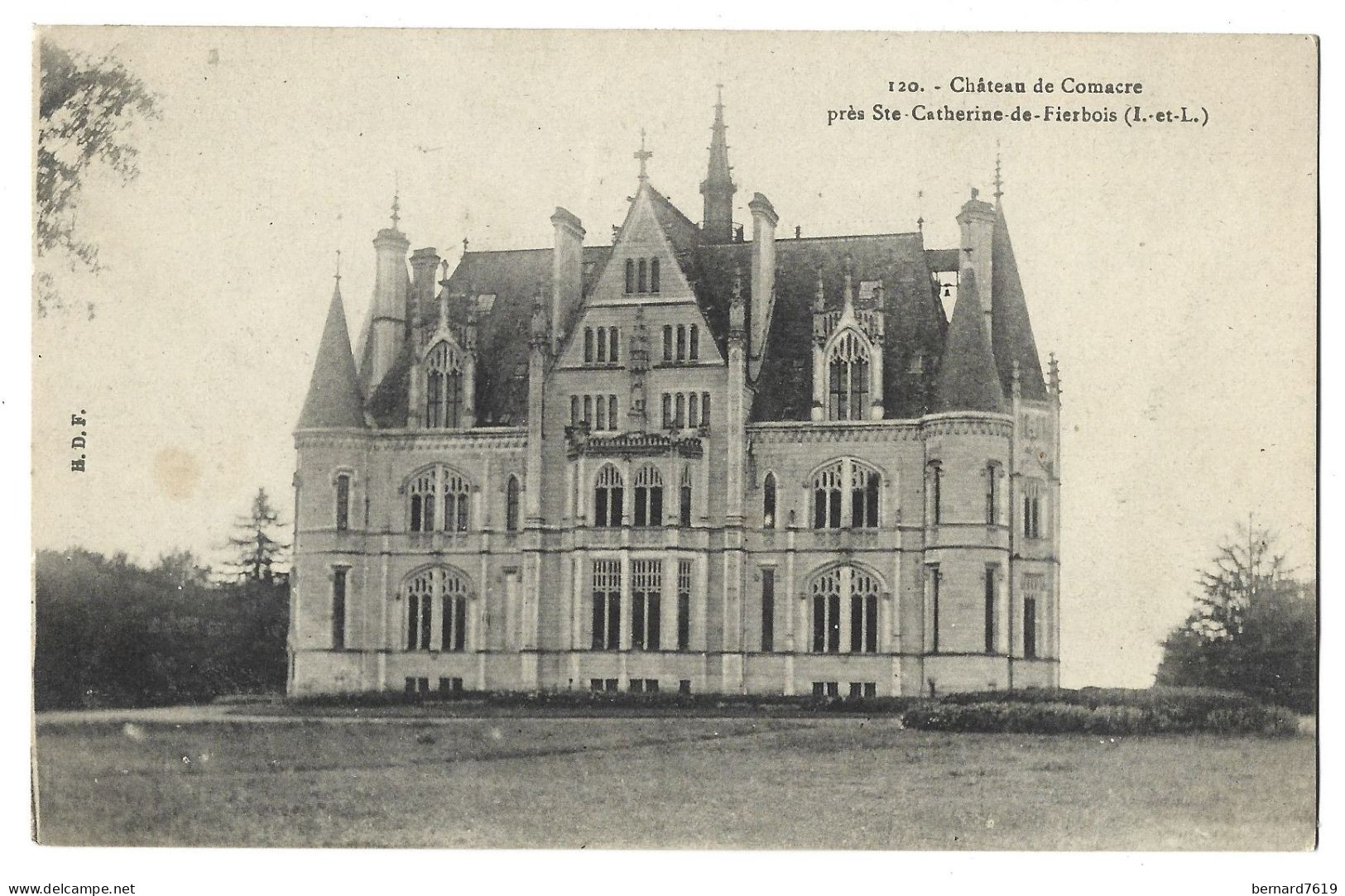 37  Sainte Catherine De Fierbois -  Chateau De Comacre - Andere & Zonder Classificatie