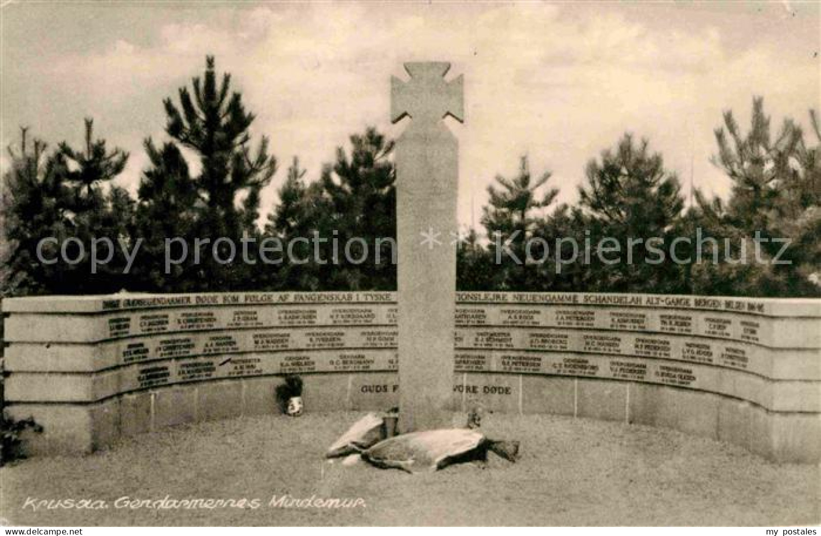 72789227 Krusaa Gendarmernes Mindemur Gedenkstein Denkmal Krusaa - Dänemark