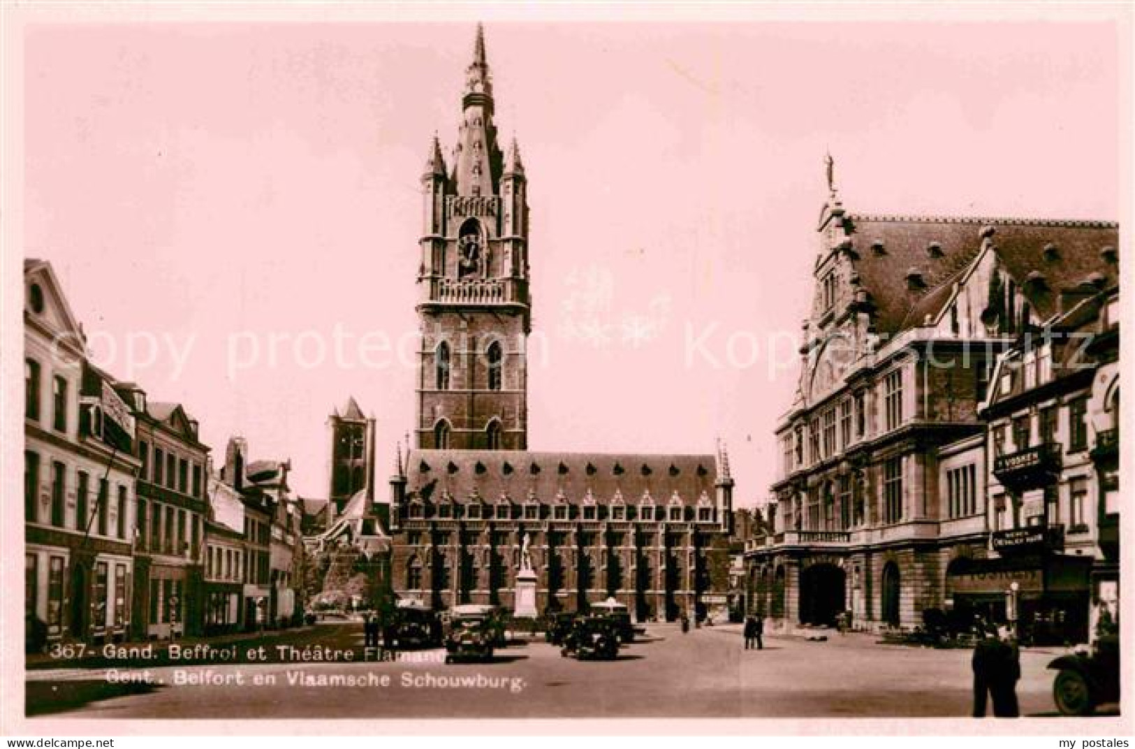 72789181 Gand Belgien Beffroi Et Theatre Flamand Gent Flandern - Sonstige & Ohne Zuordnung