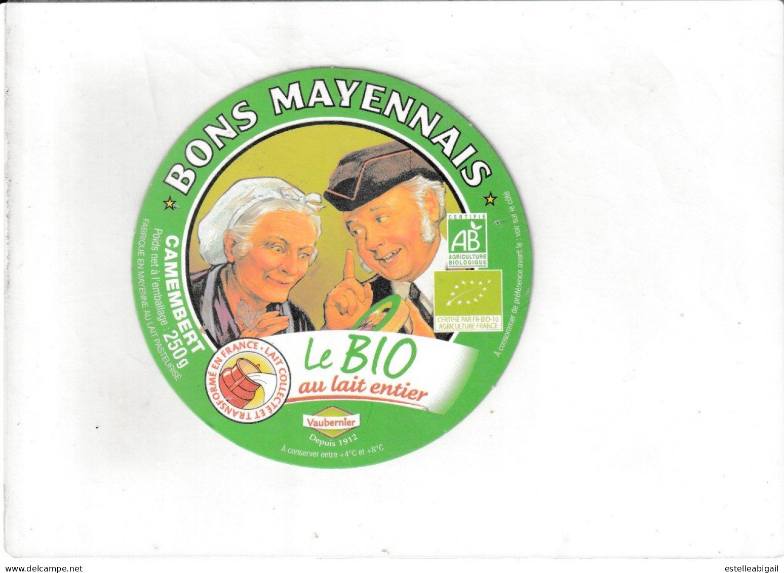 Camembert   Bons Mayennais Bio - Käse