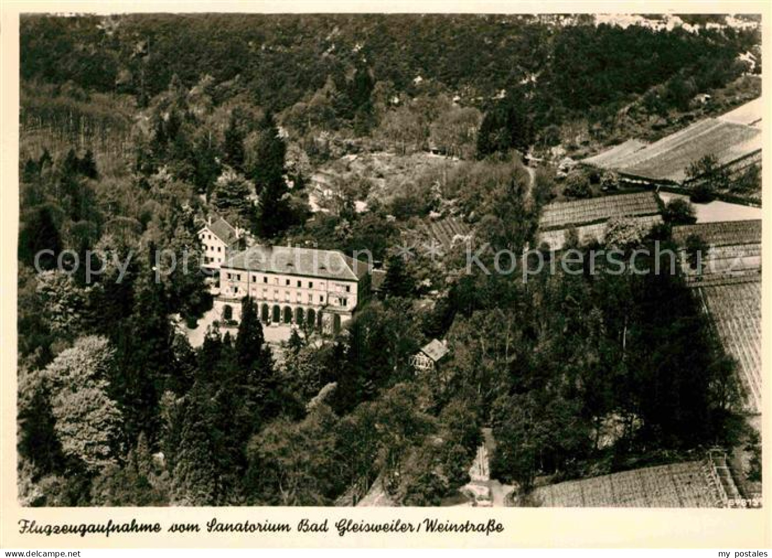 72789140 Bad Gleisweiler Fliegeraufnahme Sanatorium  Gleisweiler - Sonstige & Ohne Zuordnung