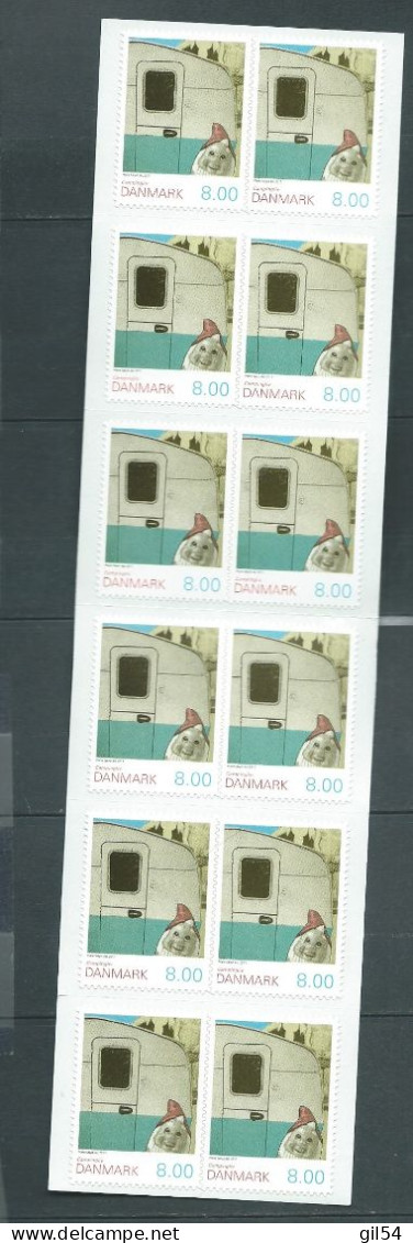 2011 MNH Denmark Booklet Facit HS 197 ( Plié)  Pb 20701 - Postzegelboekjes
