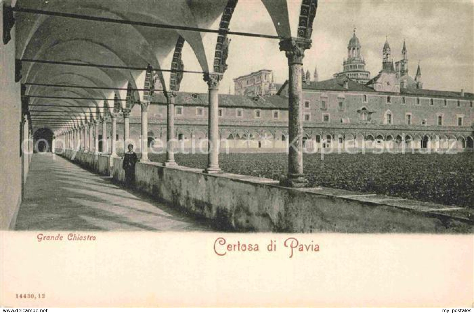 72789035 Pavia Certosa Di Pavia Grande Chiostro Kloster Pavia - Autres & Non Classés