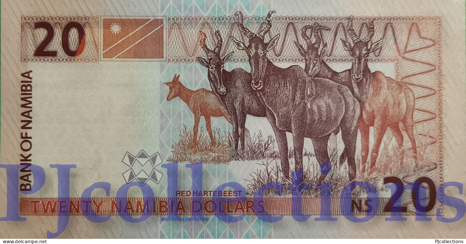 NAMIBIA 20 DOLLARS 2002 PICK 6b UNC - Namibie
