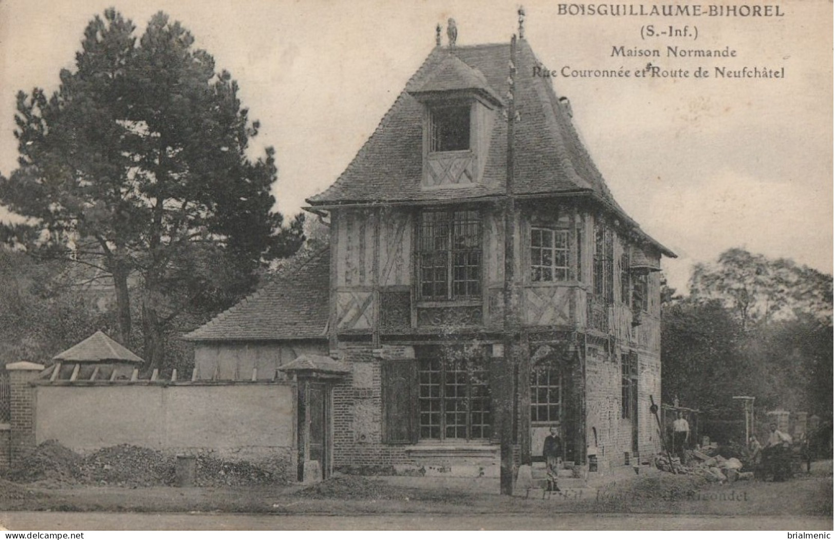 BOISGUILLAUME-BIHOREL   Rue Couronnée Et Route De Neufchâtel - Sonstige & Ohne Zuordnung