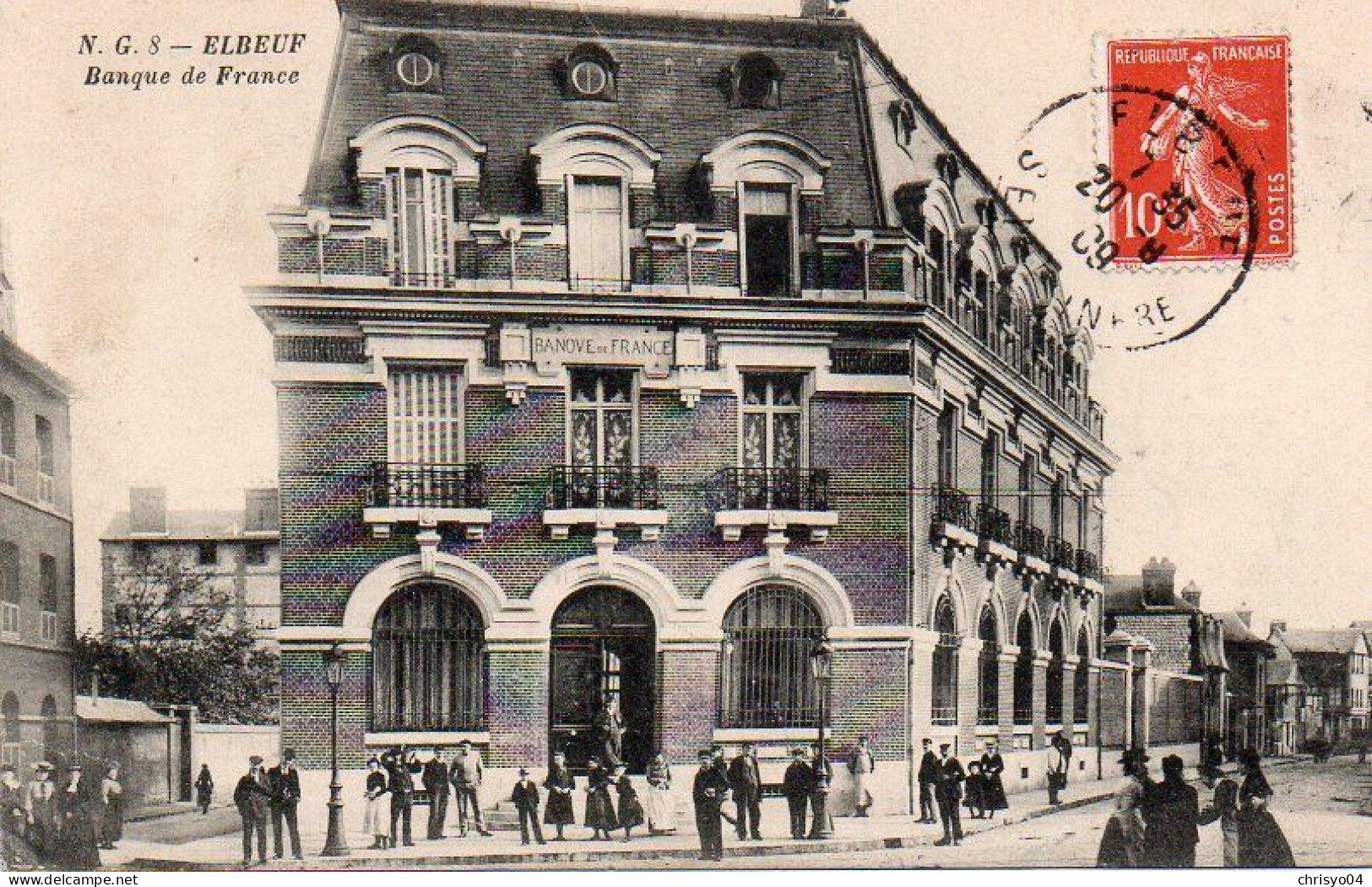 4V4Sb   54 Elbeuf Banque De France - Autres & Non Classés