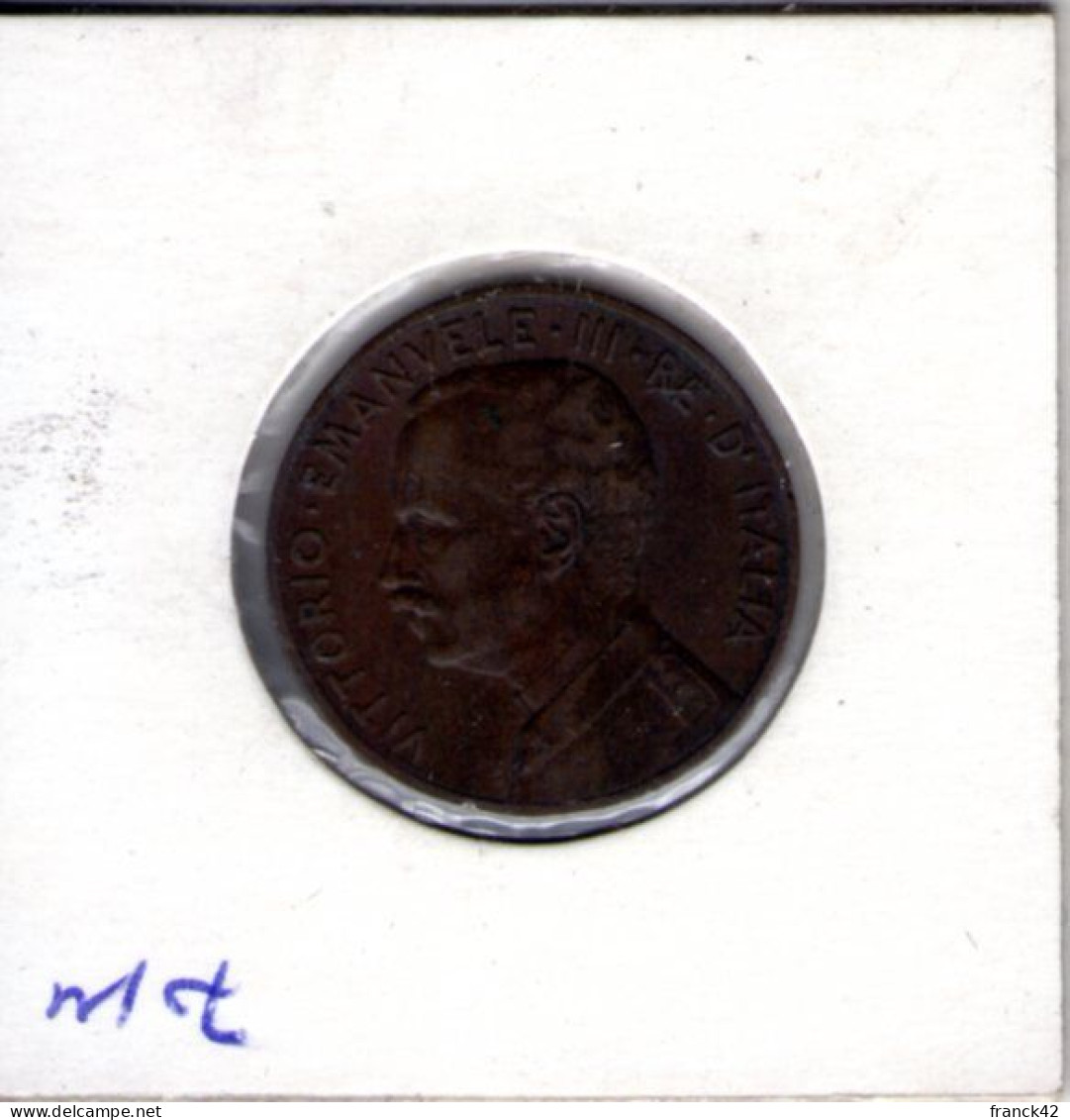 Italie. 5 Cent. 1918 R - 1900-1946 : Vittorio Emanuele III & Umberto II