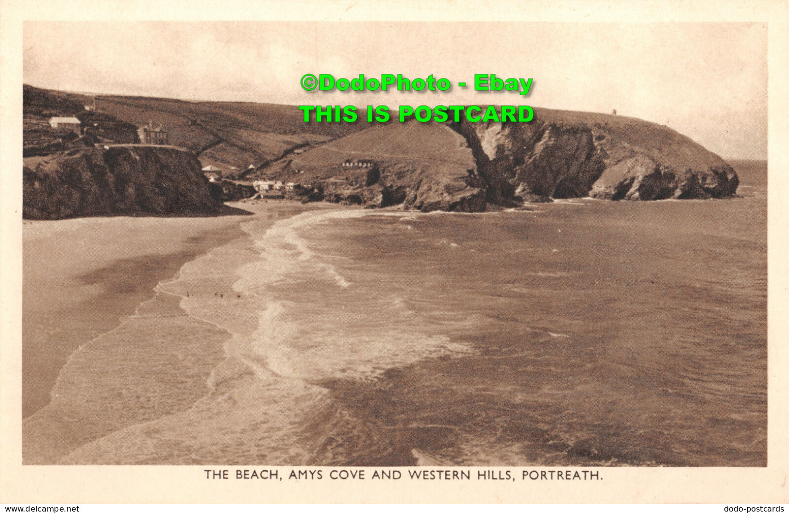 R358762 Portreath. Amys Cove And Western Hills. The Beach. J. Dixon Scott. Engli - World