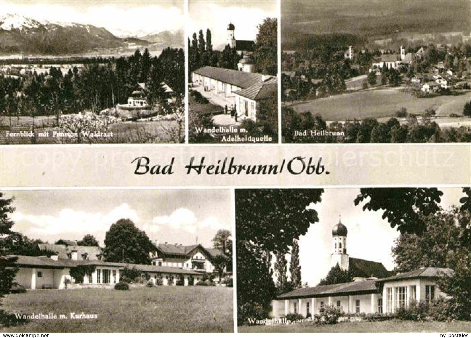 72788882 Bad Heilbrunn Wandelhalle Kurhaus Adelheidquelle Bad Heilbrunn - Andere & Zonder Classificatie