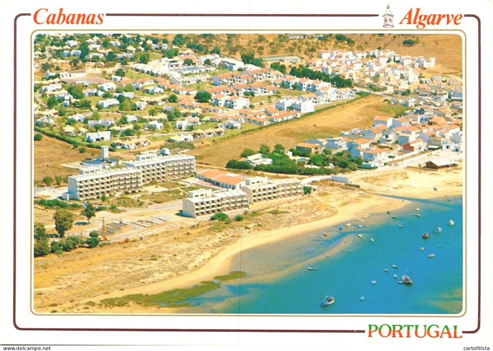 CABANAS DE TAVIRA, Algarve - Vista Aérea  (2 Scans) - Faro