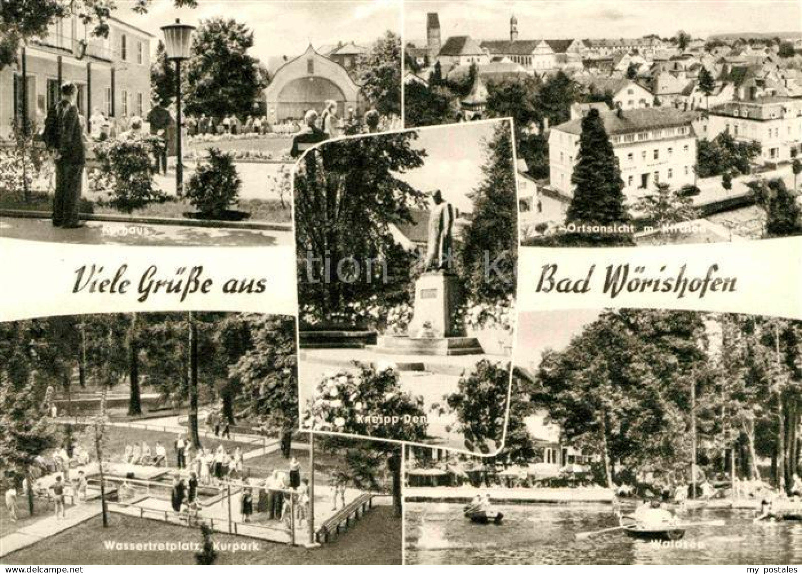 72788689 Bad Woerishofen Kurhaus Wassertretplatz Waldsee Kneipp Denkmal Bad Woer - Bad Woerishofen