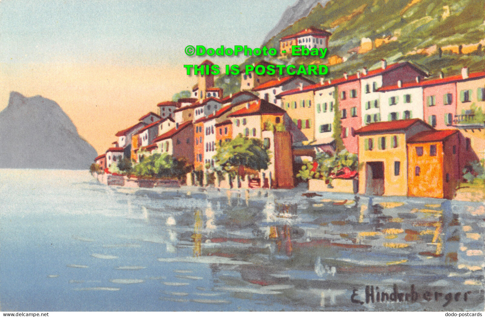 R358776 Lago Di Lugano. Gandria. V. And Cie. E. Hinderberger - World