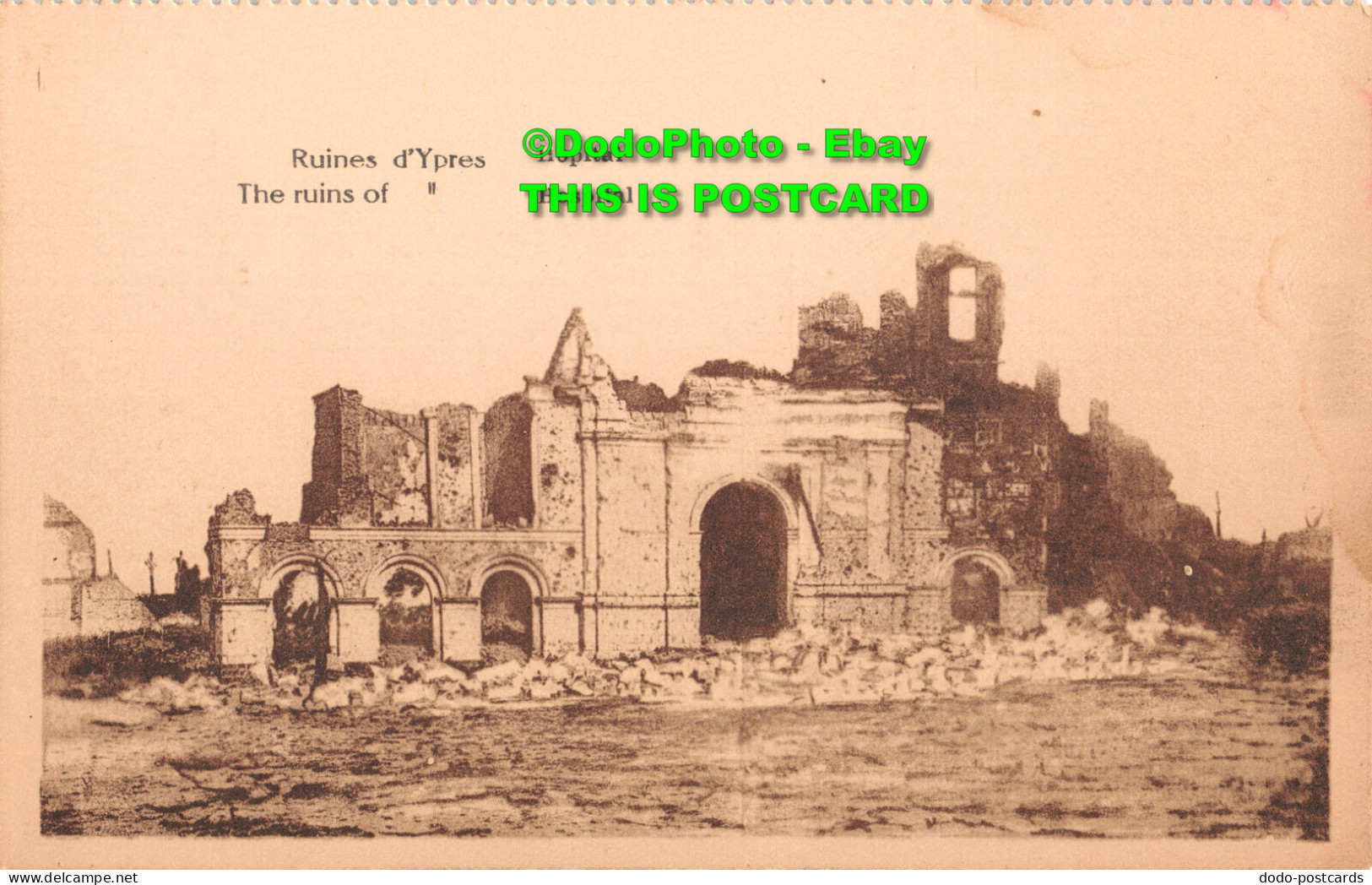 R358778 The Ruins Of Ypres. Hospital. Legia - World