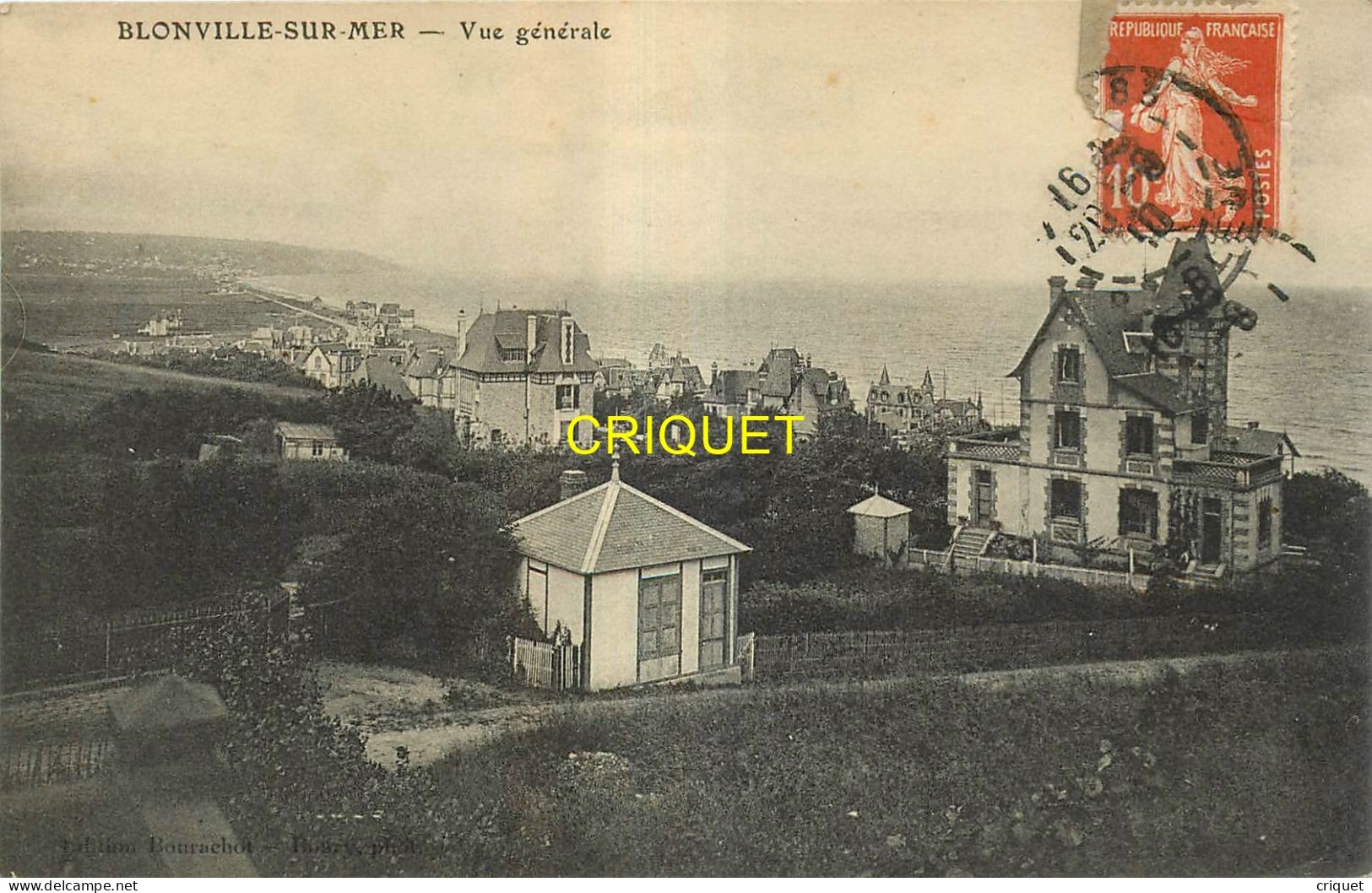 14 Blonville Sur Mer, Vue Générale, Belles Villas Au 1er Plan - Autres & Non Classés