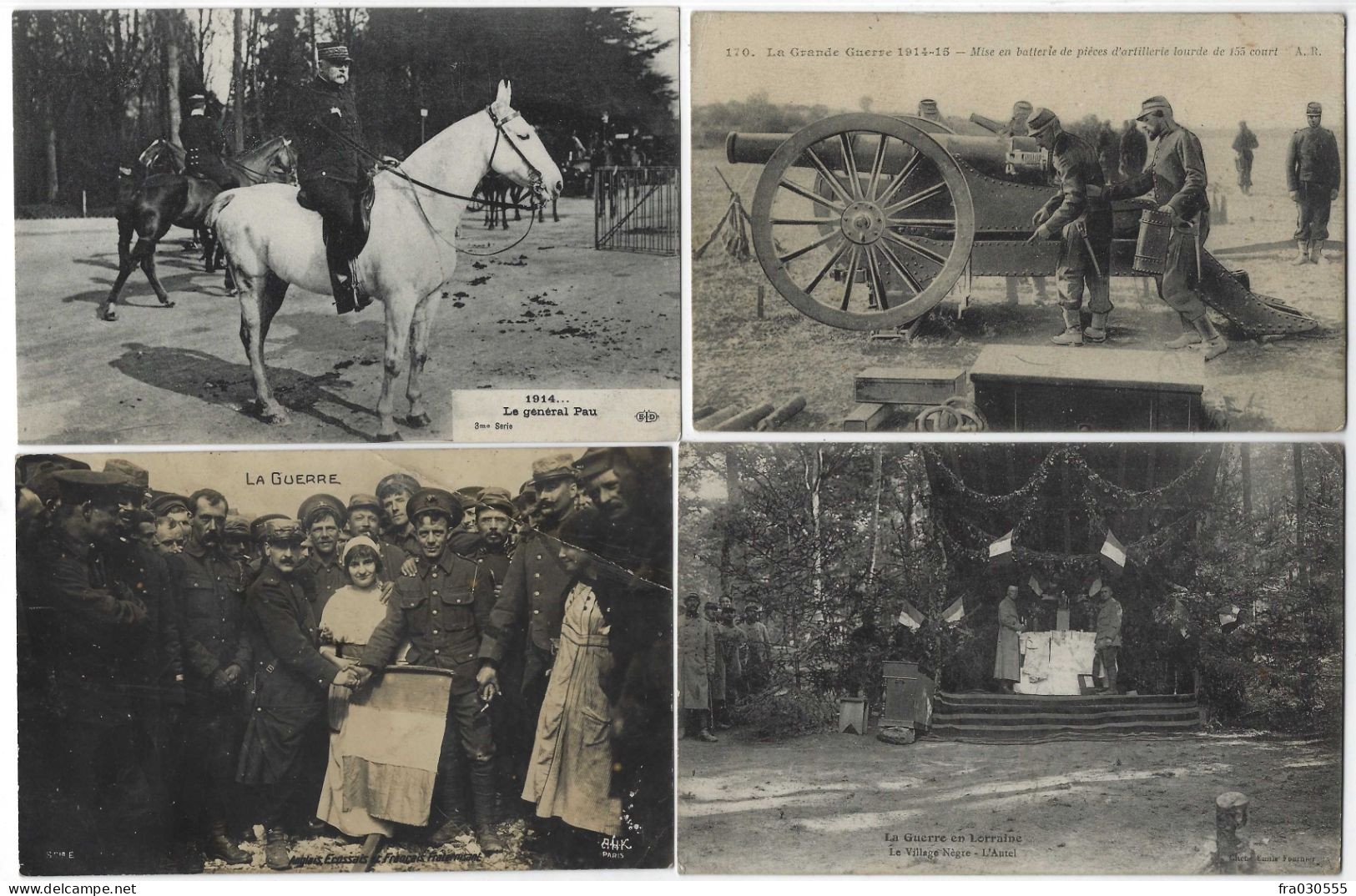 Militaires - Soldats - Lot De 24 CPA - Tirailleurs, Prisonniers, Troupes Américaines, Village Nègre, Le Clairon, Etc... - Other & Unclassified