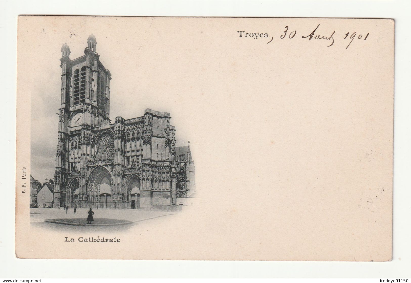 10 . Troyes . La Cathédrale . 1901 - Troyes