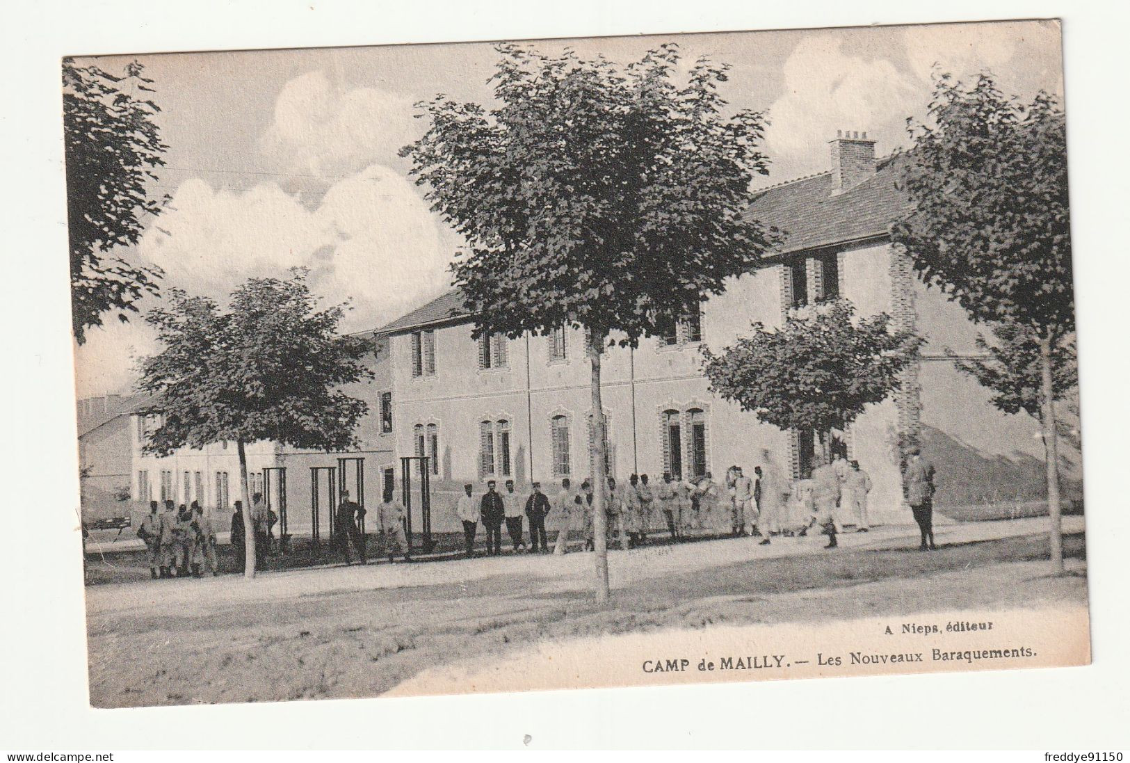 10 . Mailly Le Camp . Camp De Mailly . Les Nouveaux Baraquements . Edit : A . Nieps . - Mailly-le-Camp