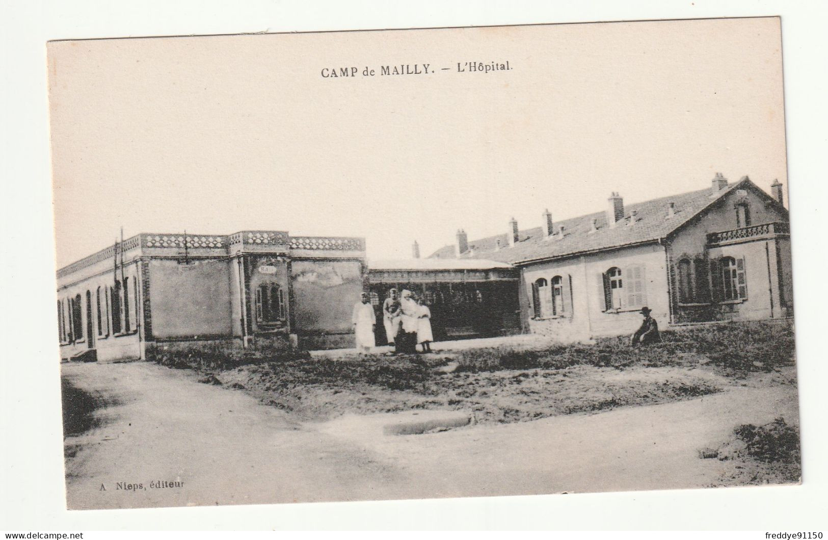 10 . Camp De Mailly . L' Hôpital . Edit : A . Nieps - Mailly-le-Camp