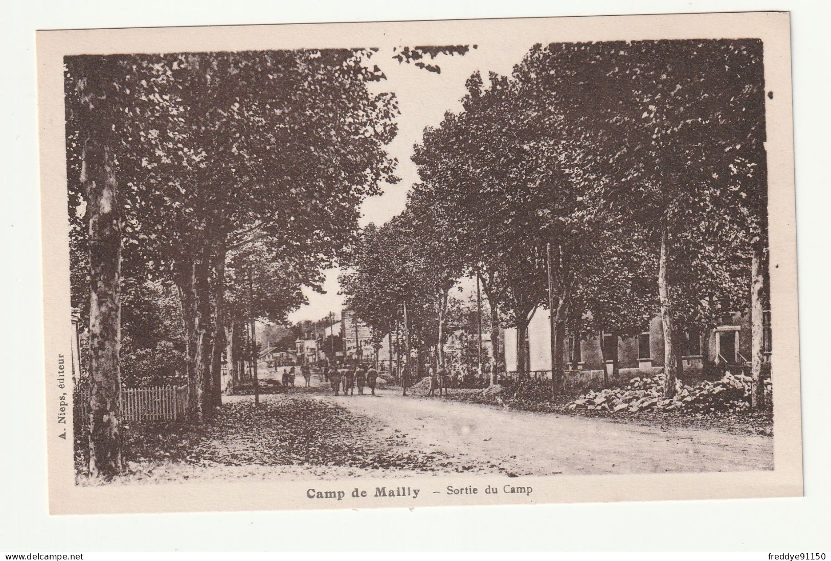 10 . Camp De Mailly . Sortie Du Camp . Edit : A . Nieps - Mailly-le-Camp