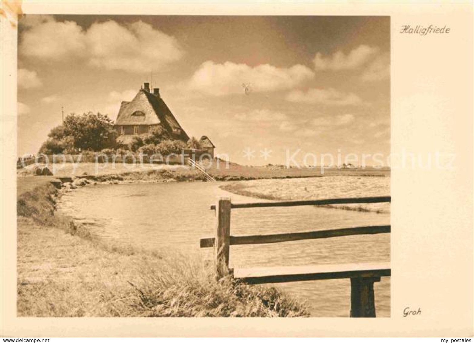 72788066 Hallig Hooge Halligfriede Handabzug Hooge - Sonstige & Ohne Zuordnung