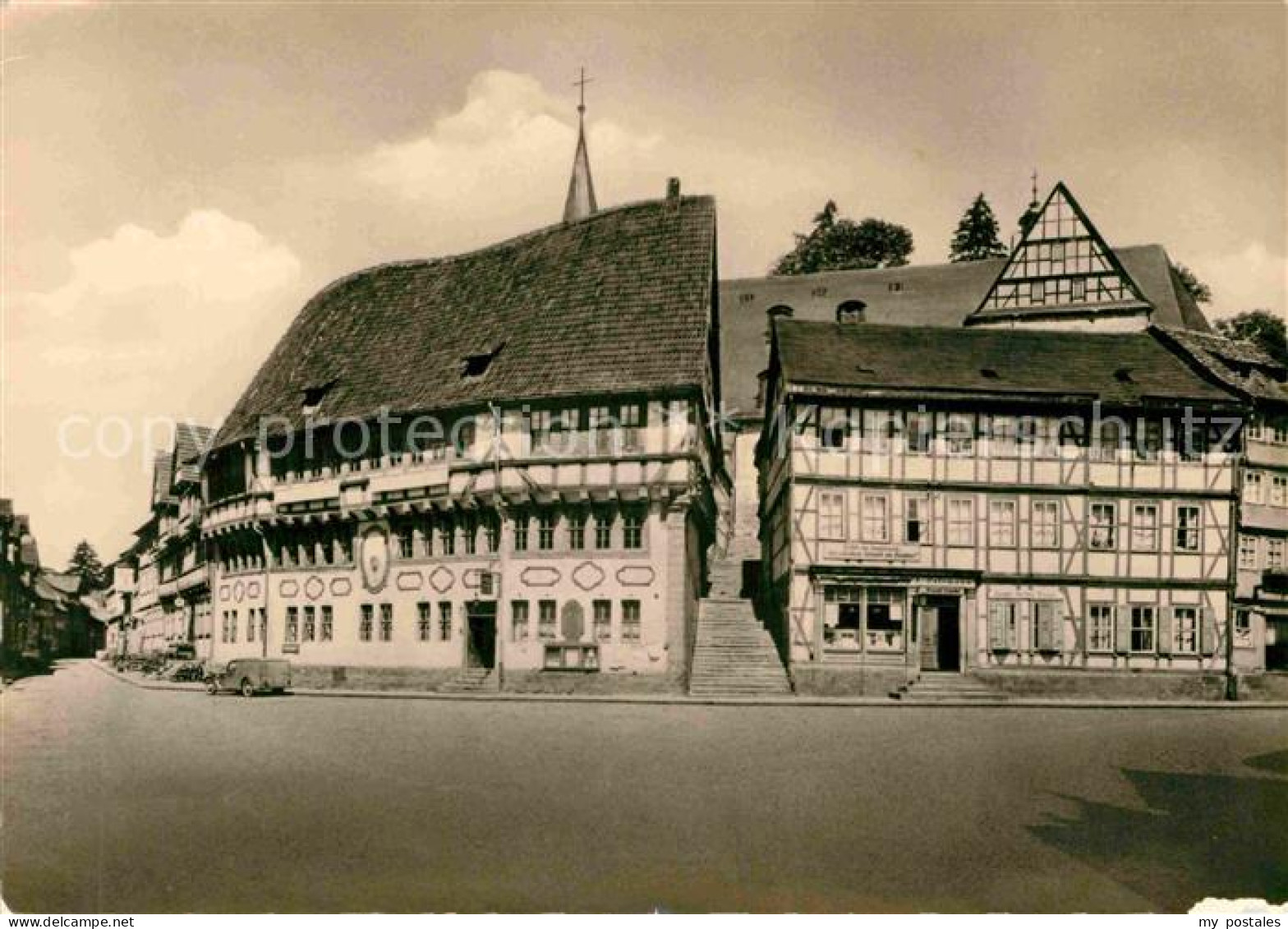 72788057 Stolberg Harz Markt Fachwerkhaeuser Stolberg Harz - Stolberg (Harz)