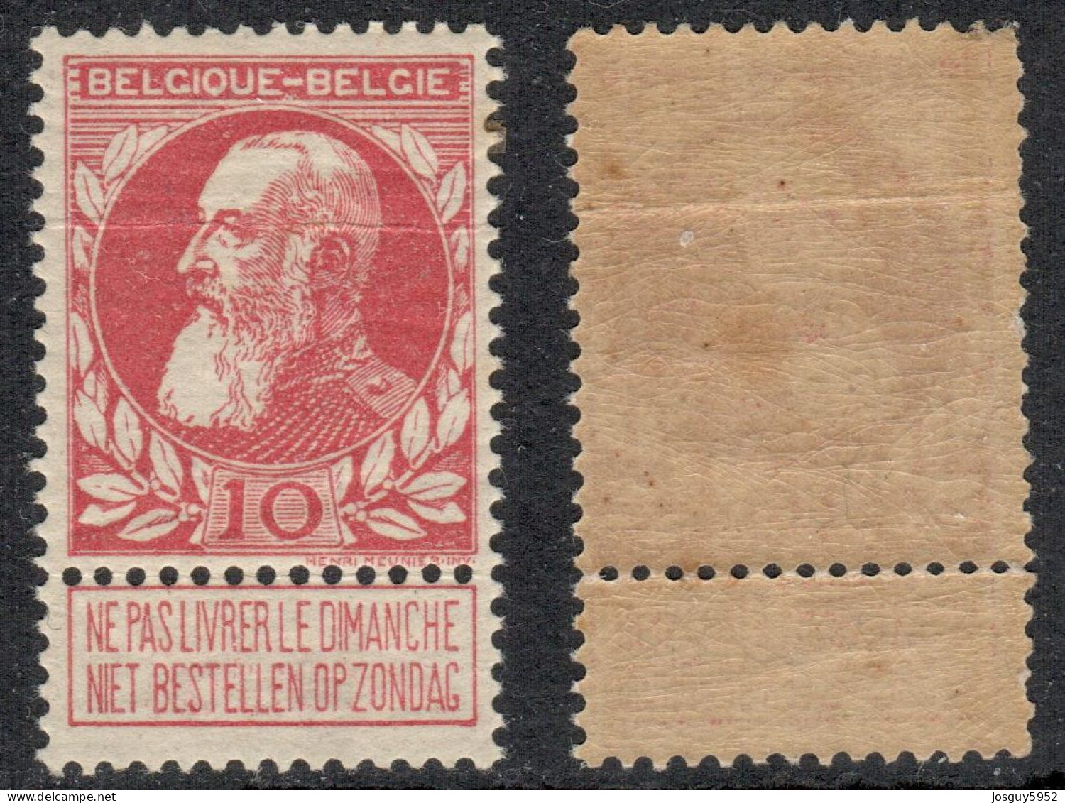 BELGIE 1905 - LEOPOLD II - N° 74 - MNH** - 1905 Barba Grossa