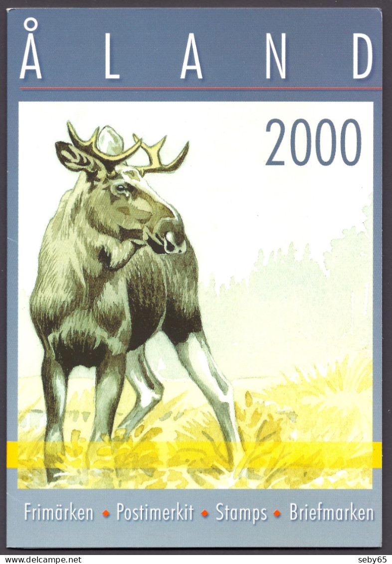 Aland 2000 - Complete Year Set, Full Stamp Collection, With Nice Folder, Mint - MNH - Ålandinseln