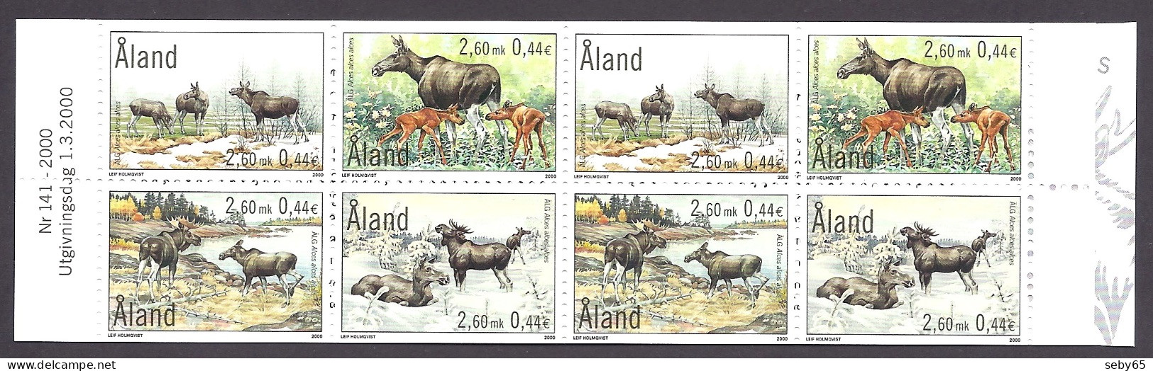 Aland 2000 - Complete Year Set, Full Stamp Collection, With Nice Folder, Mint - MNH - Ålandinseln