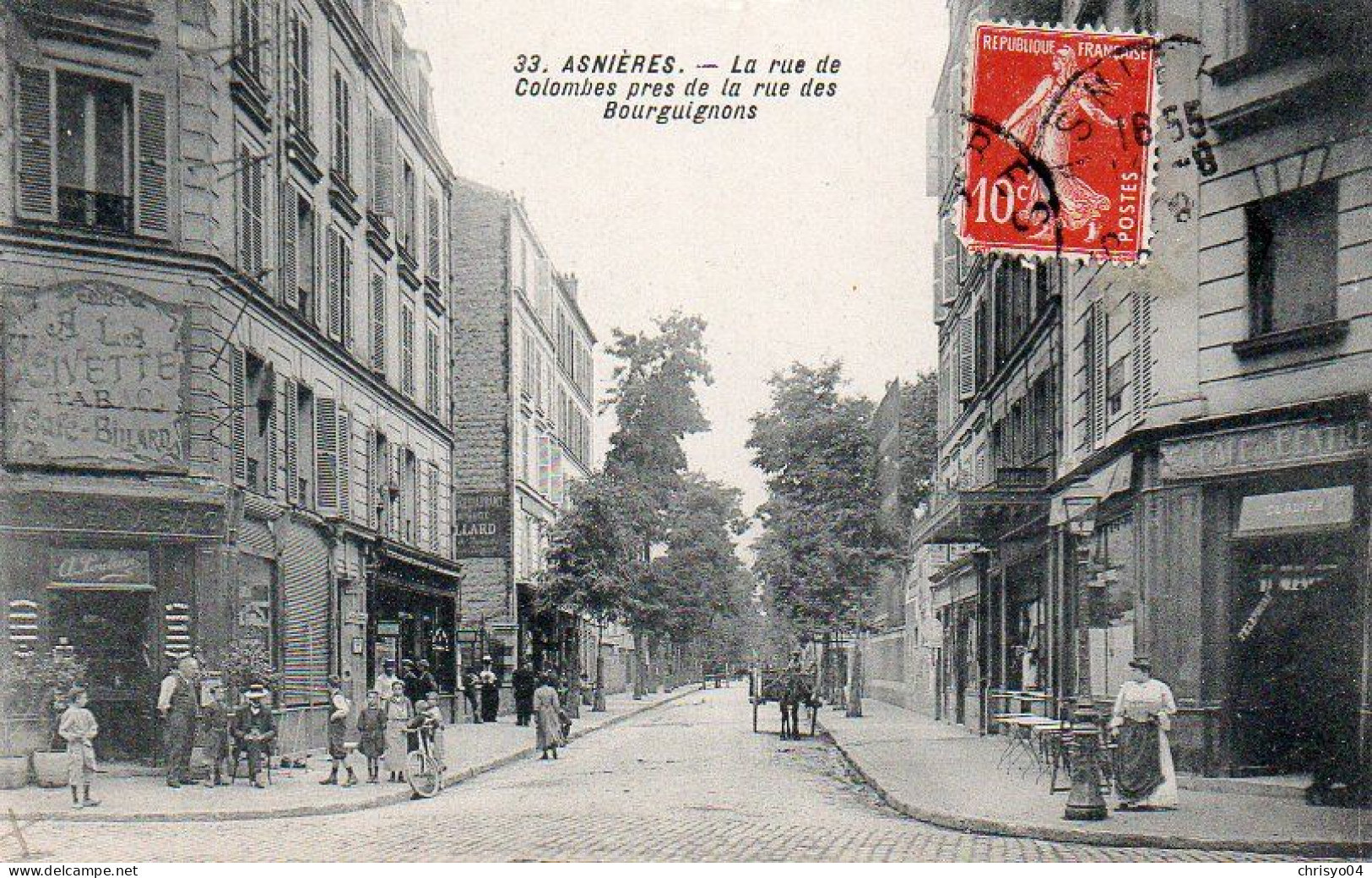 4V4Sb   92 Asniéres Rue De Colombes Prés De La Rue Des Bourguignons - Asnieres Sur Seine