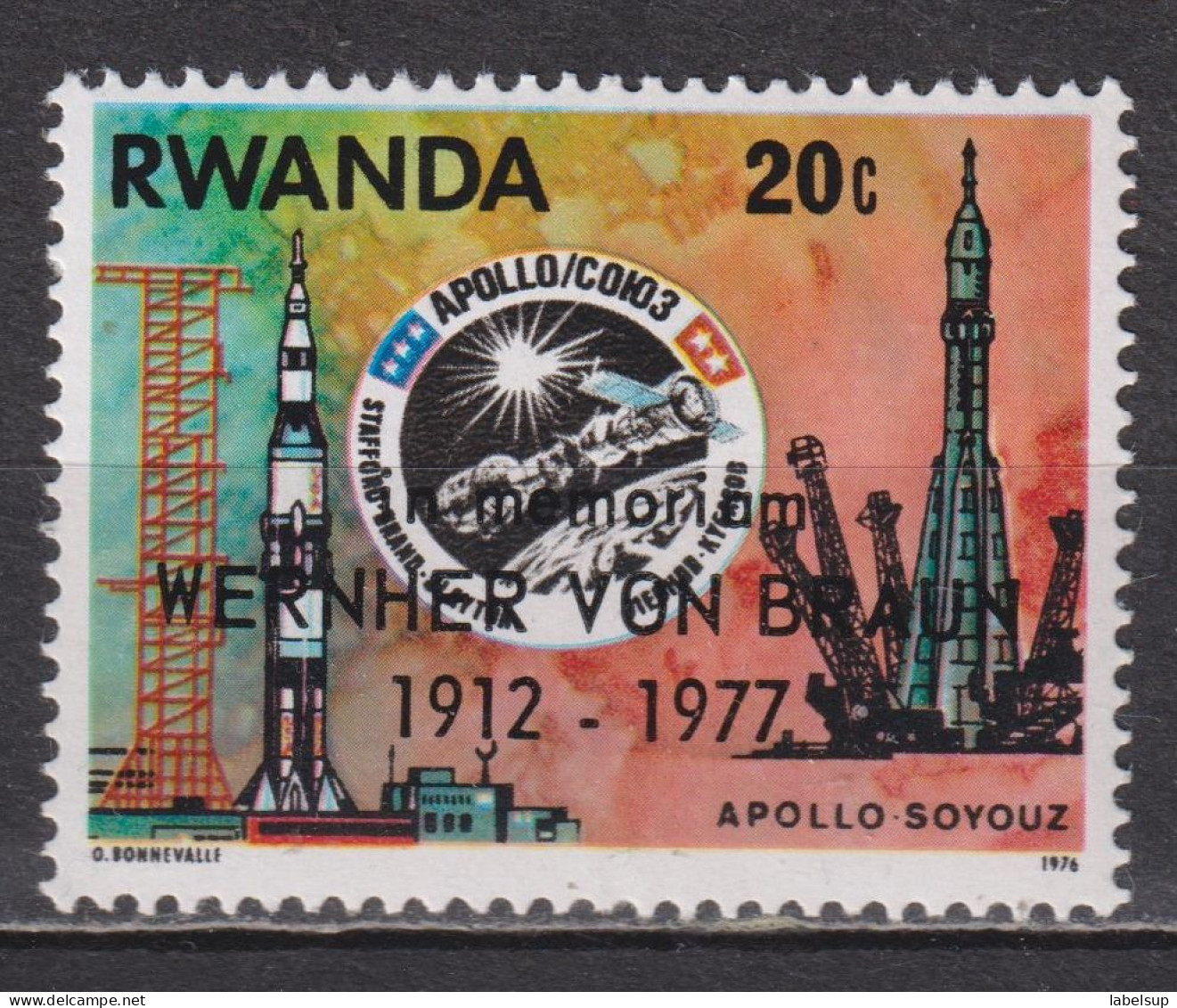 Timbre Neuf** Du Rwanda De 1977 YT 796 MI 901 MNH - Nuevos