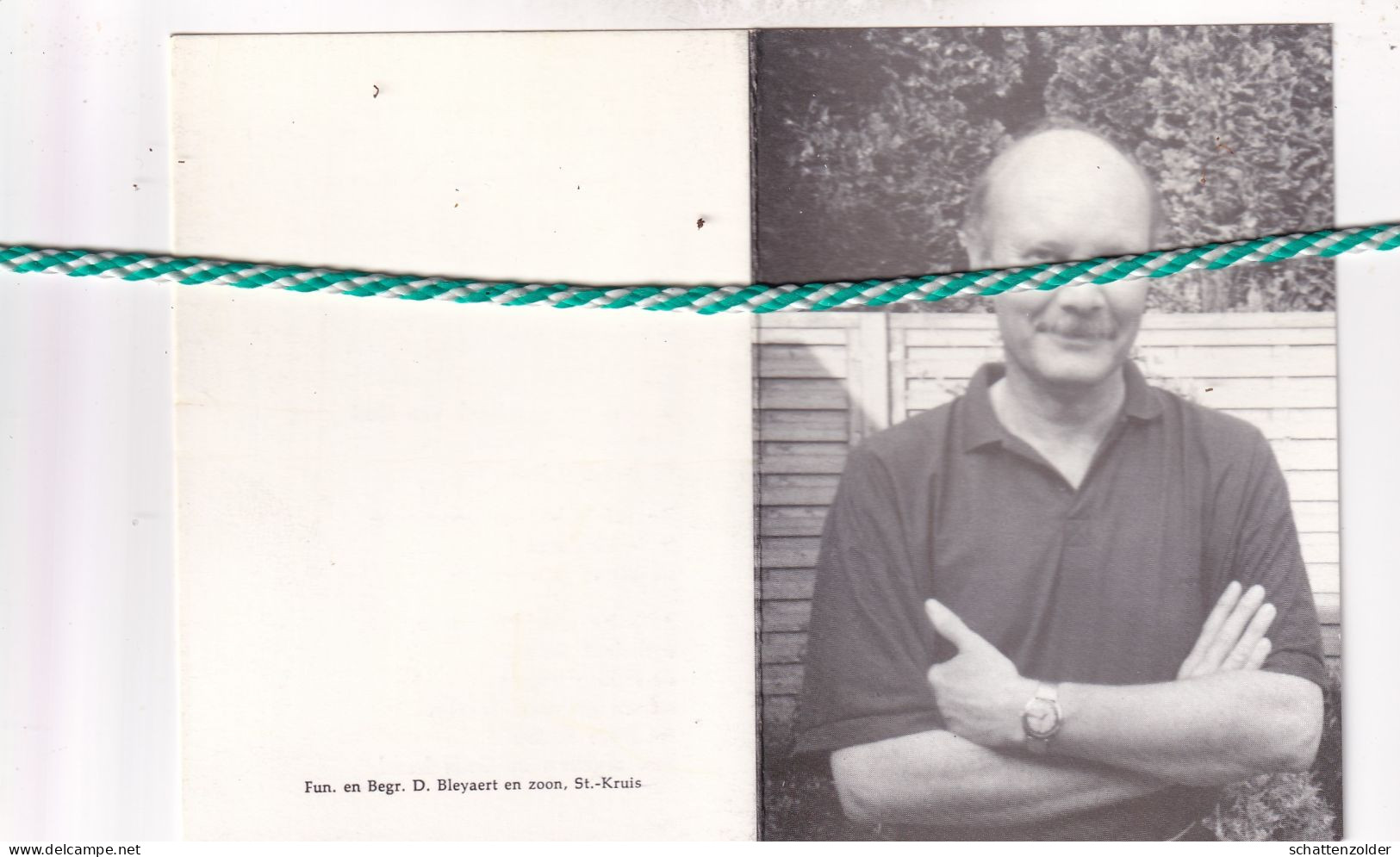 Jan Van Den Berge-Demol, Bondo (Kongo) 1942, Brugge 1992. Foto - Obituary Notices