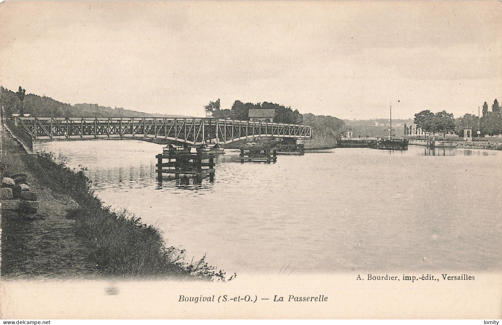 78 Bougival La Passerelle CPA - Bougival