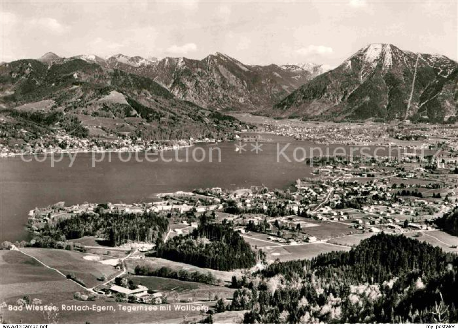 72787486 Bad Wiessee Rottach Egern Tegernsee Mit Wallberg Alpenpanorama Bad Wies - Bad Wiessee